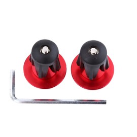 Handlebar Plugs, Handlebar Plugs, 2 Pieces, Bicycle Handlebar End Plugs, Colourful Aluminium Bicycle Handlebar Grips End Plugs, Bike Bar End Caps, Bike Accessories for Mountain Bike, Road Bike, MTB