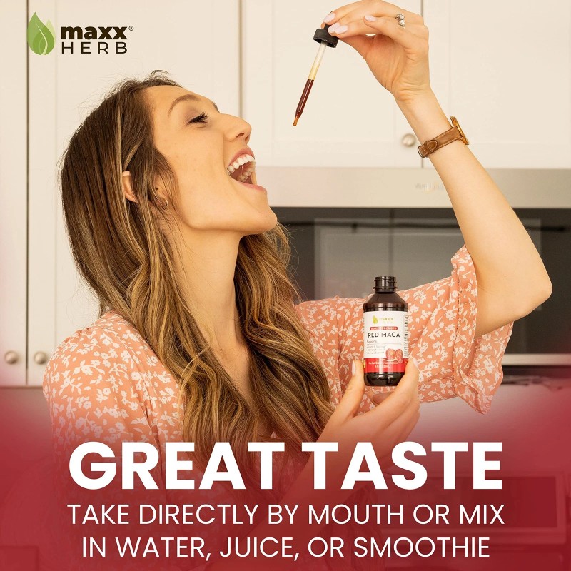 Maxx Herb Red Maca Concentrated Liquid Extract 4 Fl Oz