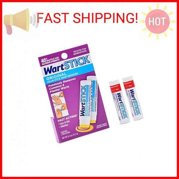 WartStick Maximum Strength Salicylic Acid Solid-Stick Common and Plantar Wart