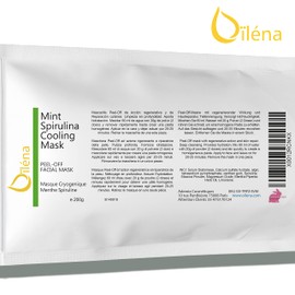 Alginate Peel-Off Moisturising Powder Mask, Blackhead Remover Face Mask, Vegan, No Washing, Exfoliating and Pore Cleaning, 200 g + Free Dose (Cryogenic Mint Mask for Mature Skin)
