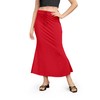 Kipzy - Falda larga de licra para mujer, para playa,