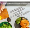 Coufce Multi-Function Corer and Pitter Set 4 Pieces Stainless Steel