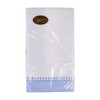 Caspari Linen Border Paper Guest Towel Napkins in Light Blue