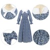 CR ROLECOS Colonial Prairie Dress Women Floral Amish Dresses Pilgrim