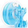 Amolen PLA Silk Basic 3D Printing Filament, 1.75mm:_Silk Ice blue_US