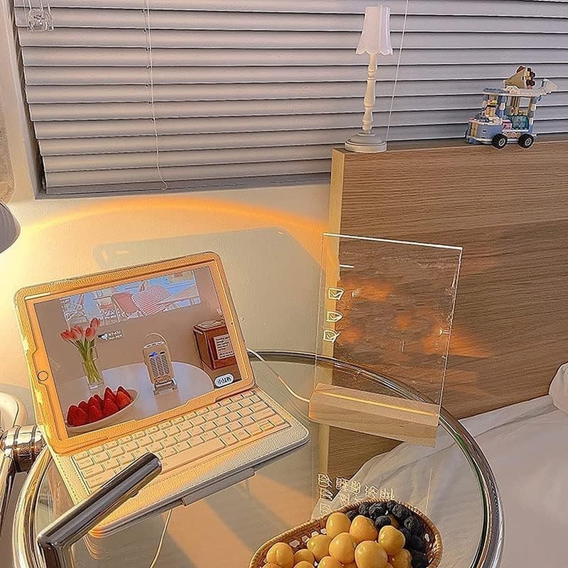 2 in 1 Transparent Whiteboard Night Light Message Board Acrylic