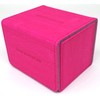 docsmagic.de Premium Magnetic Sideflip Box 100 Pink + Deck Divider