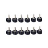 6 Pairs Black Durable U-Shape Heel Tips Replacement High Heel