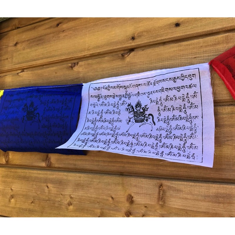Tibetan Prayer Flags - 5 ROLLS, Hand Made in Nepal