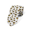 Lunarable Men's Tie, Repetitive Bumble Bees Fun, 3.7", Mustard and