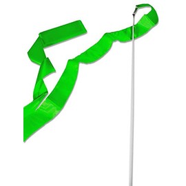 Cannon Sports Gymnastics Ribbon Wand for Dancing, Cheerleading, Olympic Tournament, & Artistic Competitions (Green)