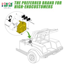 10L0L Carrito de golf de 48 voltios hacia adelante y hacia atrás para Club Car DS 101753005