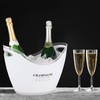 Relaxdays 10028655 Champagne Cooler, Premium 6 L Volume, Drinks Cooler,