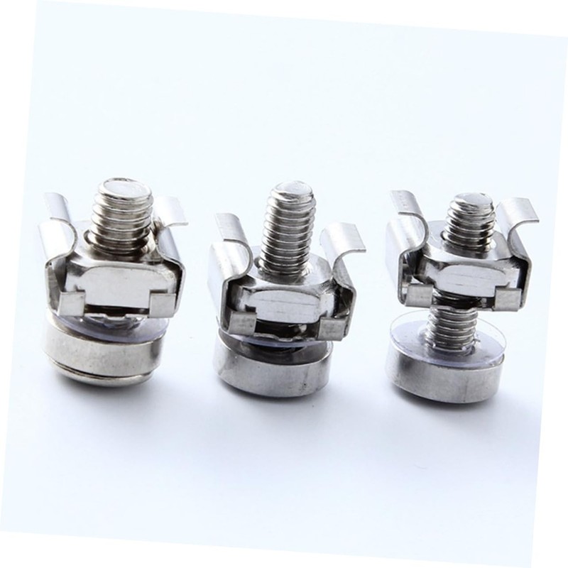 Healeved 50sets Cabinet Mounting Screw Set Square Hole Screws for