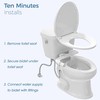 BIGCOW Ultra-Slim Bidet Attachment for Toilet 2 Pack - Dual