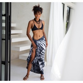 SHU-SHI Womens Sarong Pareo Cover Up Bathing Suit Women Beach Wrap Long Pool Resort Skirt