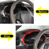 BEBECAR Fit For Corvette C7 2014-2019 Red Interior Dashboard Tachometer