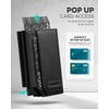 VULKIT Mens Wallet for Max.12 Cards with Pop-Up Credit Card