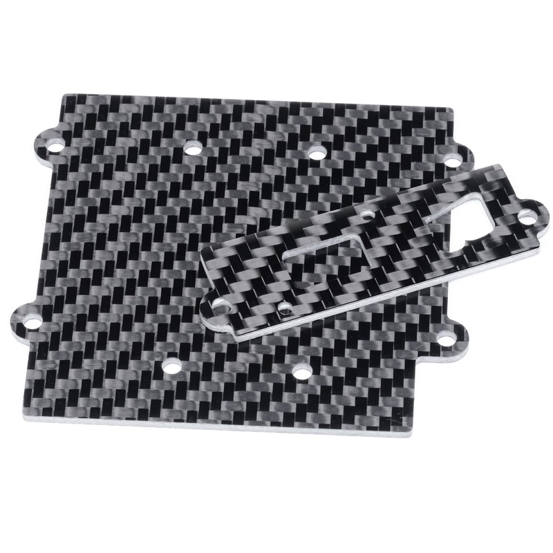 WEFEINO Carbon Fiber Battery ESC Mount Plate RC ESC Mounting
