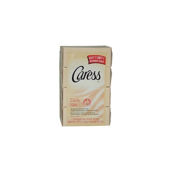 Caress U-BB-1536 Daily Silk Silkening Beauty Bar by Caress - 4 x 3.15 oz Soap
