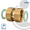 tecuro Screw connection thread fitting 3/4 x 3/4 inch (DN15),
