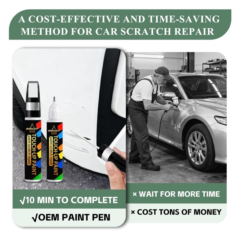 Thunder Grey Metallic(728) Touch Up Paint Pen Compatible with Volvo
