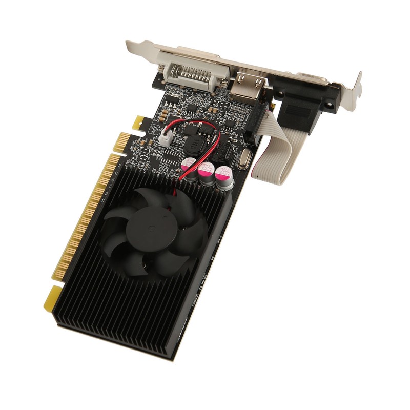 GT610 2G DDR3 64bit Graphics Card with Cooling Fan Support