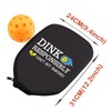 PWHAOO 2PC Pickleball Paddle Covers Funny Pickleball Paddle Pouch Gift