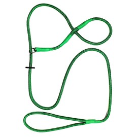 Apple Green 45in/114cm long in Soft 8mm Rope Braid Anti-Pull Training Figure-of-Eight Lead