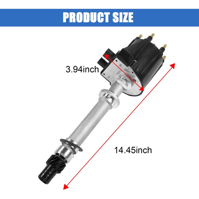 Ignition Distributor With Cap & Rotor Replacement For Chevy Astro
