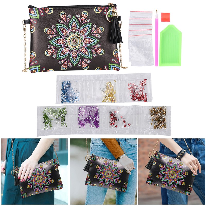 DIY Diamond Painting Purse 5D Women's Coin Wallet Cosmetic Storage