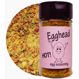 HOT Egg Topping Egghead for scrambled breakfast eggs 2 oz tin can - Unique Flavors