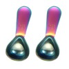 sourcing map 2Pcs Stainless Steel Coffee Scoop, 30ml Short Handle