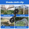 HATJICB Sunscreen Net Clips Heavy Duty Plastic Shade Cloth Clips