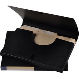 Lion File-N-Tote Travel Folio, Letter, 1-Inch Capacity, Black, 1 Folio (860-BK)