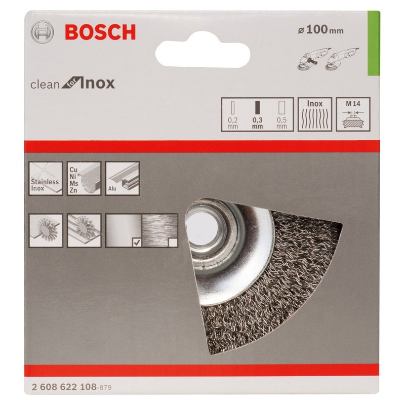 Bosch 2608622108 Stainless Tapered Brush