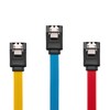 sonero® SATA III 6Gb/s Daten-Kabel-Set, 3x 0,50m, rot/gelb/blau