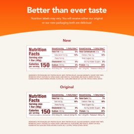 think! think! Protein Bars with Chicory Root for Fiber, Salted Caramel, Snack Bars without Artificial Sweeteners, 1.4 Oz, 10 Ct