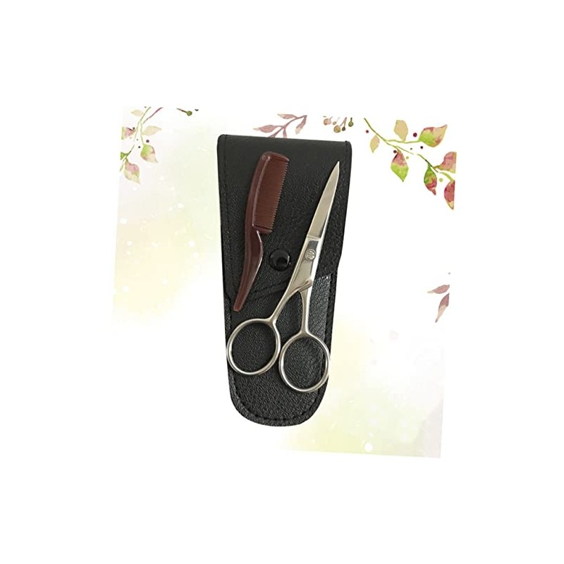 VICASKY Stainless Steel Eyebrow Scissors Set 2-Piece Precision Grooming Shears