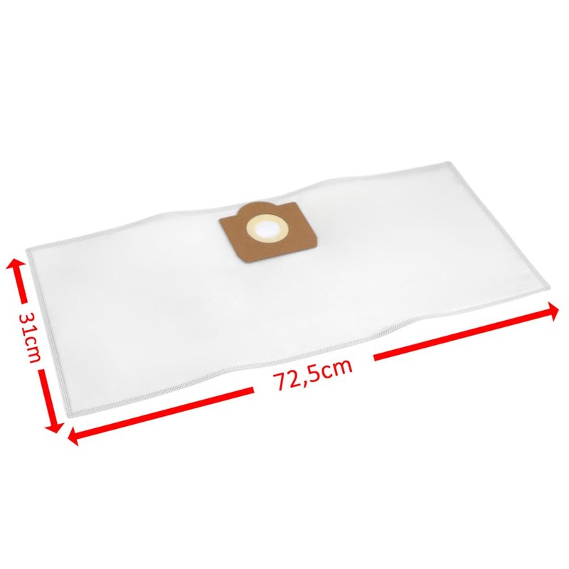 MisterVac Vacuum Cleaner Bags Pack of 5 Compatible with Parkside