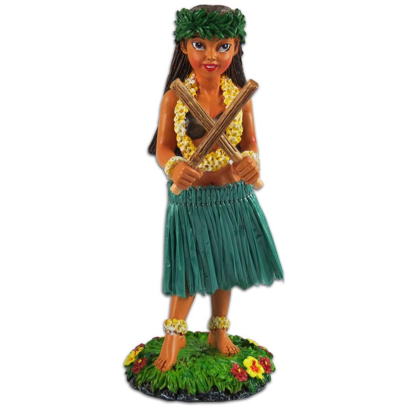 KC Hawaii Poili Pilialoha Hula Girl Dashboard Doll