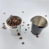 ljhnba 58mm Espressos Dosing Cup Glasses Polished Inside 304 Stainless