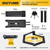 SIGTUNA Folding Bike Lock - Hardened Steel 8mm Fold-Up Heavy