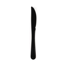 Heavy Weight Plastic Knives Black 4000pcs - Disposable Cutlery Knives, Recyclable, Knife - Great for Parties, Office, BBQ, Restaurants and Togo