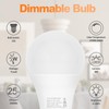 Brilvibera 2 Packs Remote Control Bulb Set, A19 LED Light