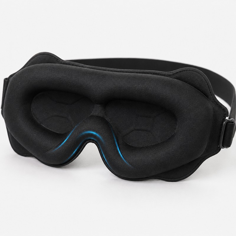 Lash-Friendly 3D Blackout Sleep Mask for Sleeping – Deep Eye
