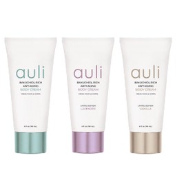 Auli Skin Bakuchiol Rich Body Cream Trio, 4 fl oz each