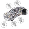 XICIKI Pack of 50 701867299 Mounting Clips for VW T4,