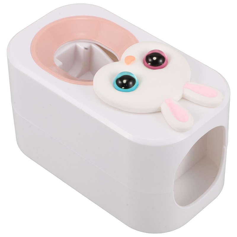 FOMIYES Automatic Toothpaste Dispenser Wall Mounted Toothpaste Holder Cute Bunny