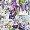 Lilac Theme Rice Paper, 8 x 10.5 inch - 6
